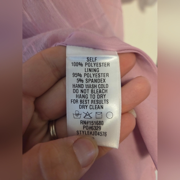 NWOT Storia Pink Plaid Babydoll Dress - Picture 4 of 5